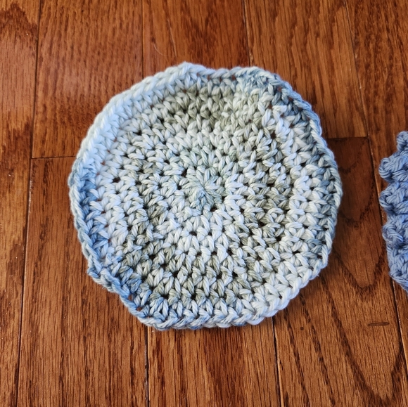 Crochet Stone Wash Washcloth and Face Disc Set - Picture 8 of 10